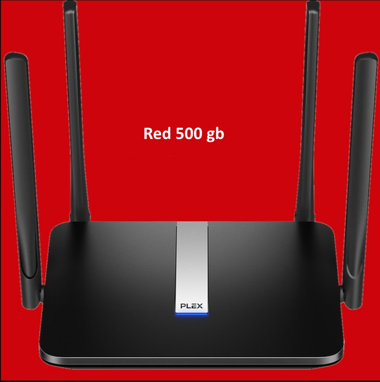 plex red 500gb